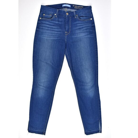 7 For All Mankind Denim - 7 For All Mankind b(air) High Waist Ankle Skinny Jeans 28